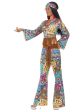 Hippy Flower Power Costume 60 s Multi-Colored Fashion