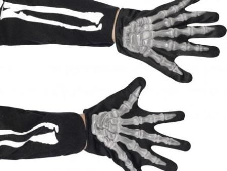 Skeleton Gloves for Children Discount