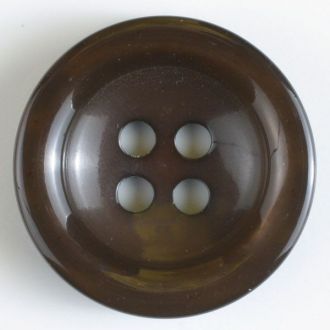 34mm 4-Hole Round Button - brown Sale