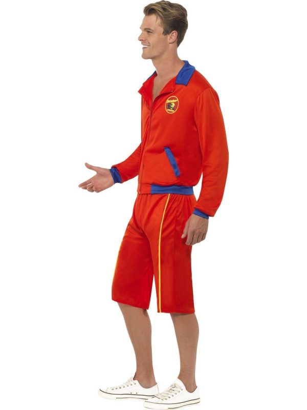 Baywatch Beach Men s Lifeguard 80s Costume on Sale