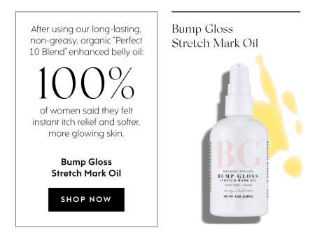 Bump Gloss Stretch Mark Oil by The Spoiled Mama Supply