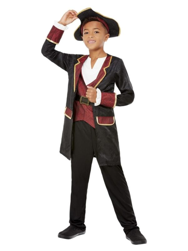 Deluxe Swashbuckler Pirate Costume for Toddlers and Boys Online Hot Sale