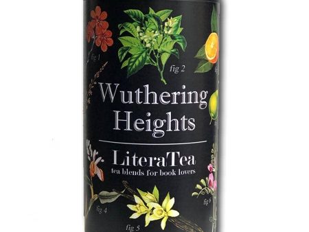 Wuthering Heights Earl Grey Bookish Tea Blend: 12 Tea Bags in Tin Canister For Cheap