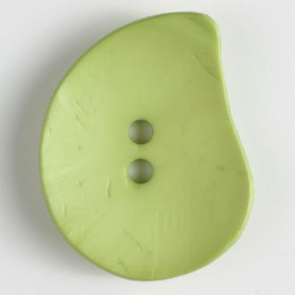 50mm 2-Hole Irregular Button - light green on Sale