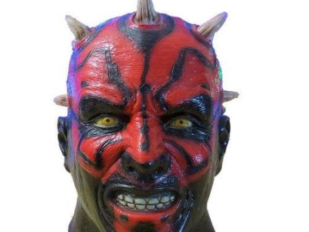 Darth Maul Star Wars Full Overhead Latex Mask Fashion