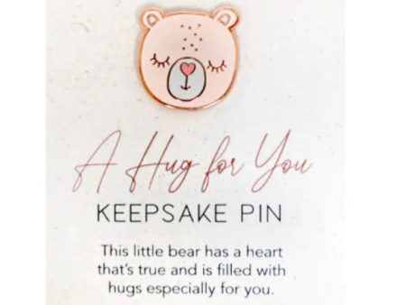 A hug for you keepsake pin - keepsake Sale