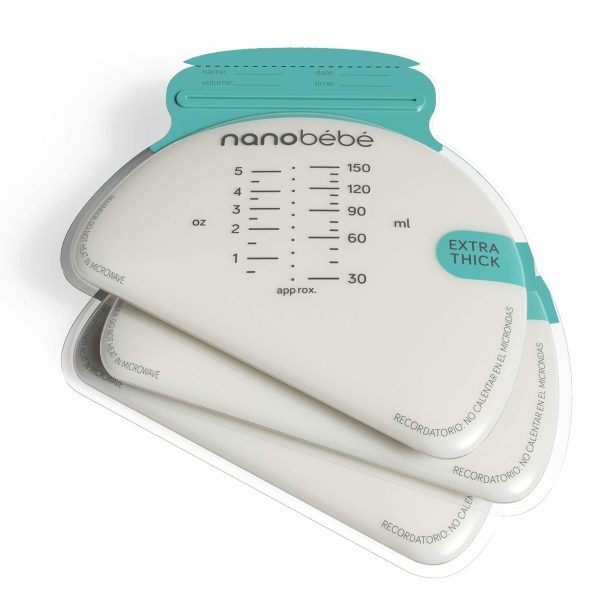 Breast Milk Storage Bag Refills by Nanobébé US on Sale