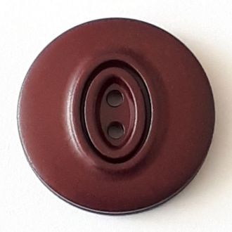 25mm 2-Hole Round Button - dark red Discount