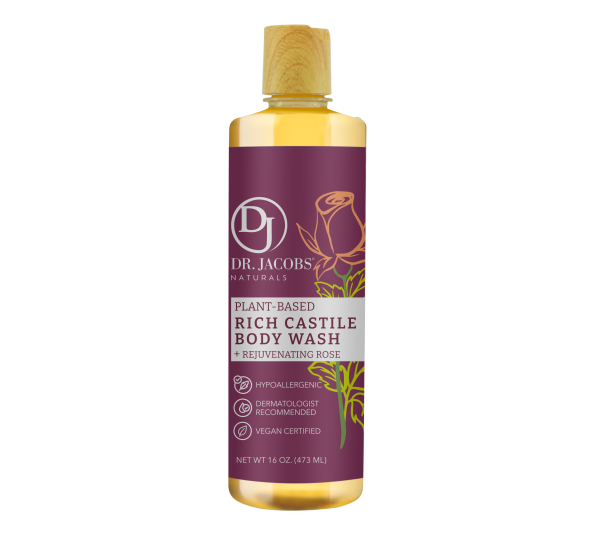 Rose Castile Body Wash by Dr. Jacobs Naturals Supply