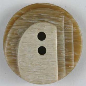 25mm 2-Hole Round Button - two-tone beige Online