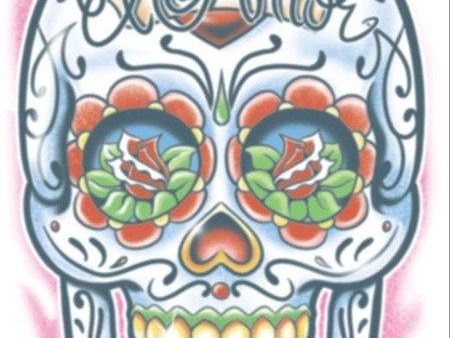 El Amor Day of the Dead Temporary Tattoo Online now