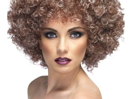 Afro Wig 70 s Disco Foxy Blonde & Brown Sale