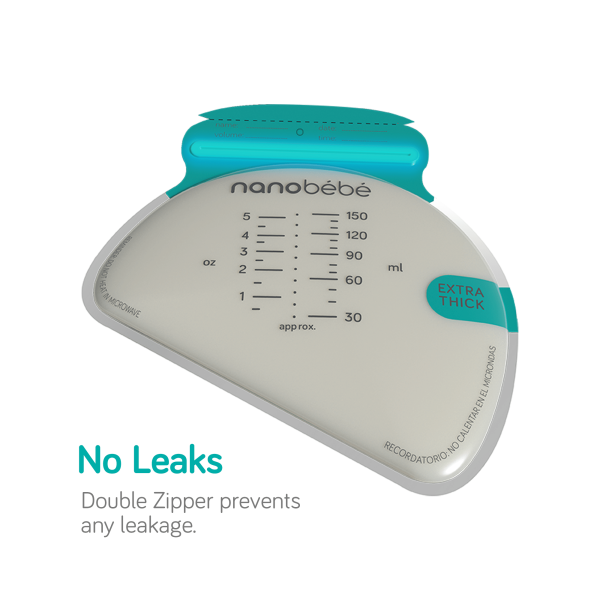 Breast Milk Storage Bag Refills by Nanobébé US on Sale