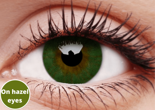 Basic Green Coloured Contact Lenses For Cheap