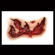 Ripped Flesh Halloween Costume Makeup Gory Fake 3D FX Transfers Online