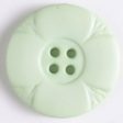 28mm 4-Hole Flower Button - light green For Cheap