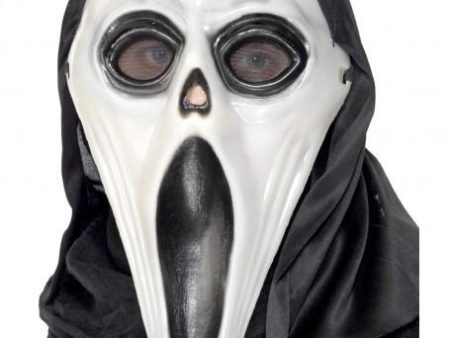 Screamer Glow in the Dark Mask with Hood For Discount