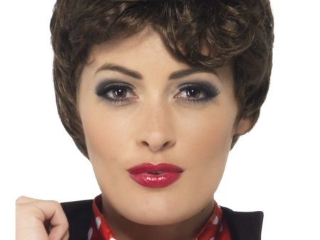 Grease Rizzo Brown Wig Online now