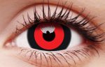 Black Red Ghouls Coloured Contact Lenses on Sale