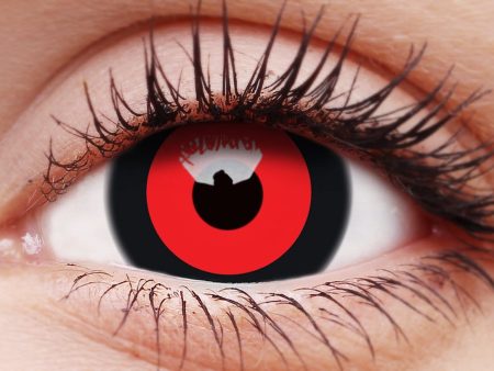 Black Red Ghouls Coloured Contact Lenses on Sale