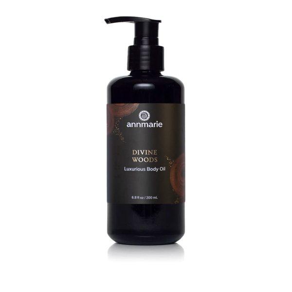 Divine Woods - Luxurious Body Oil (200ml) By Annemarie Online now