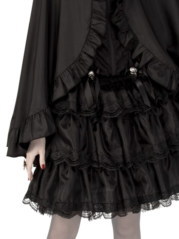 Black Gothic Cape Vampire Halloween Women s Online Sale