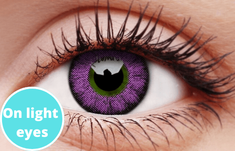 Ultra Violet Coloured Contact Lenses Supply