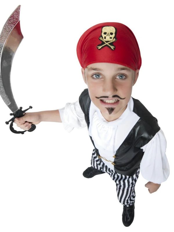 Pirate Captain Boys Costume For Cheap