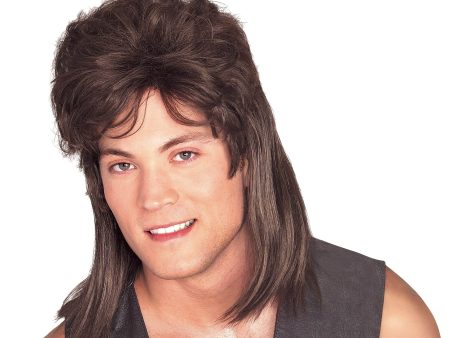 Brown Mullet Adult Wig Sale