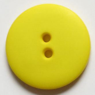 23mm 2-Hole Round Button - yellow For Sale