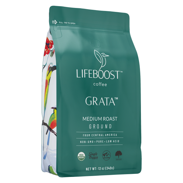 Grata Medium Roast By Life Boost Coffee For Sale