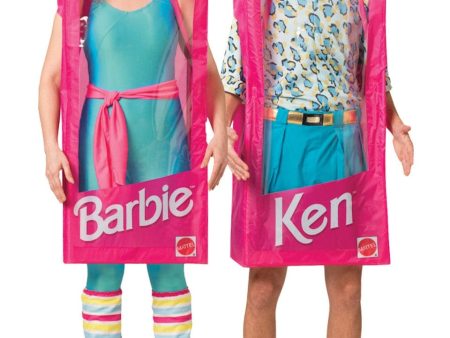 Barbie Box & Ken Box Pair Costume Cheap