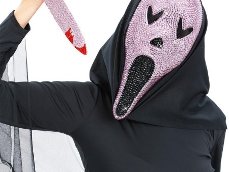 Ghostface Glam Scream Halloween Mask & Knife Accessory Set Online