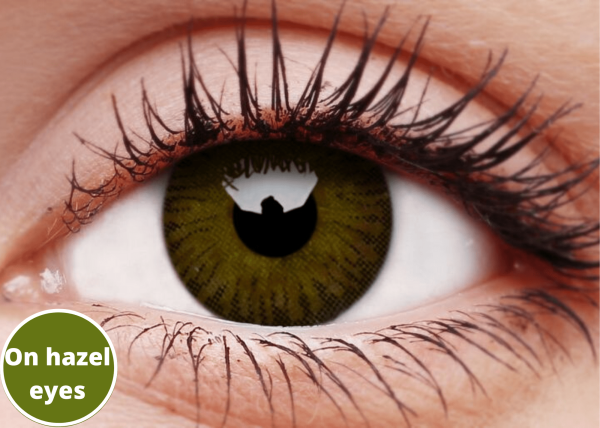 3 Tones Brown Coloured Contact Lenses Online