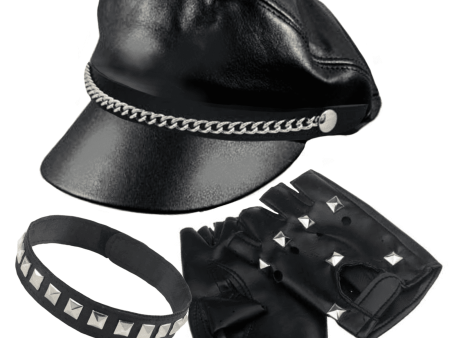 Biker Costume Accessory Kit For Cheap