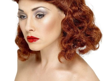 Pin Up Girl 40 s Auburn Adult Accessory Wig Online now