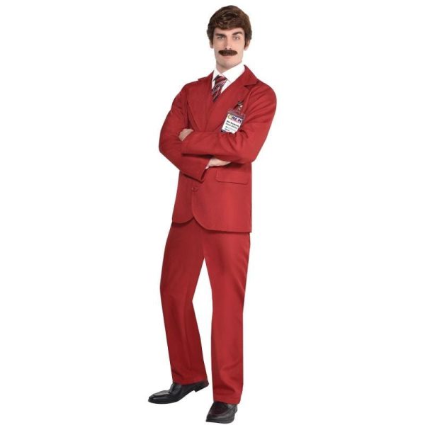 Anchorman Ron Burgundy Men s Costume Hot on Sale