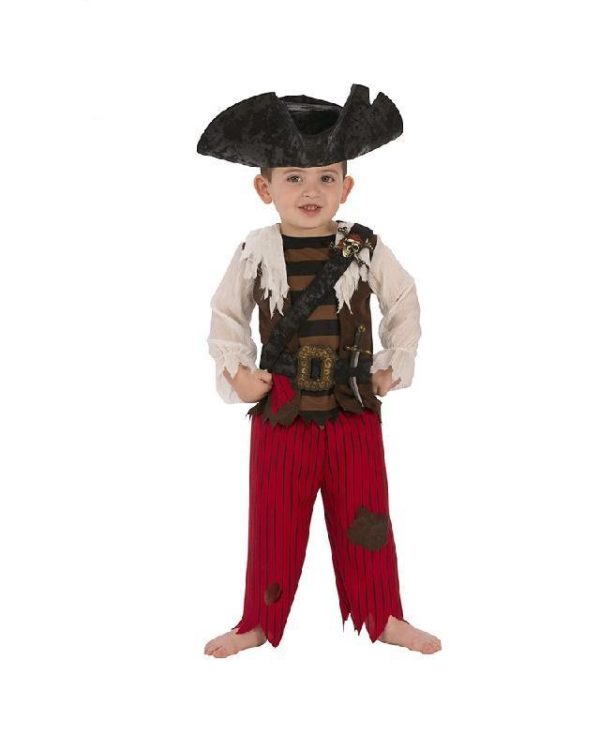 Pirate Matey Deluxe Pirate Costume for Toddlers and Boys Discount