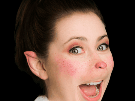 Cindy Lou Who Latex Elf Prosthetic Nose For Discount