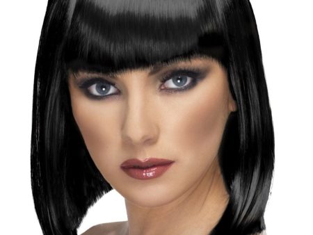 Glam Black Long Bob Wig Hot on Sale