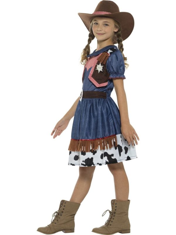 Wild West Cowgirl Children s Costume on Sale