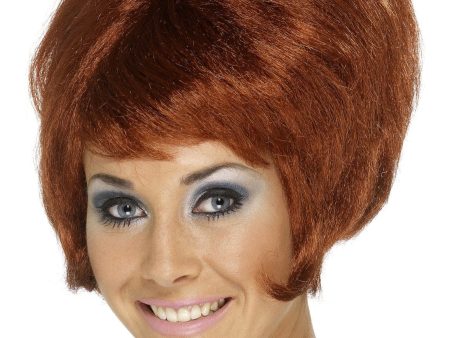 60 s Beehive Wig Auburn Discount