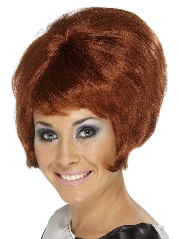 60 s Beehive Wig Auburn Discount