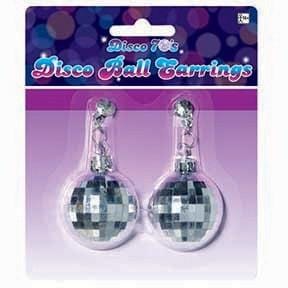 70s Disco Ball Earrings Supply