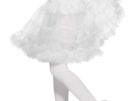 White Petticoat Children s Costume Accessory Discount