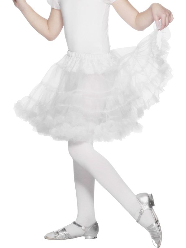 White Petticoat Children s Costume Accessory Discount