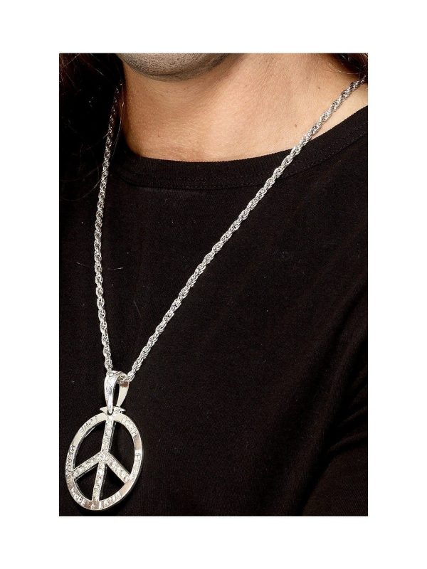 1960 s Silver Peace Sign Online Hot Sale