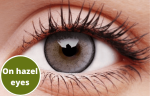 Glowing Grey Coloured Contact Lenses Online Hot Sale