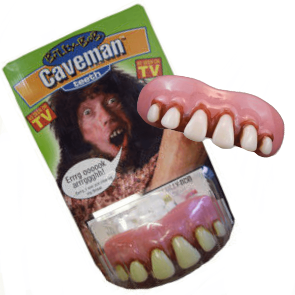 Caveman Teeth Billy Bob Hot on Sale