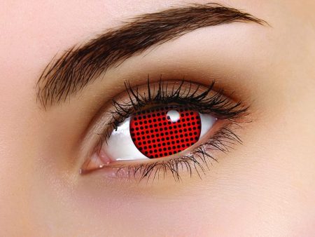 Red Screen Coloured Contact Lenses Online now